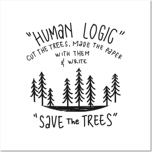 Human Logic Jokes 1 Posters and Art